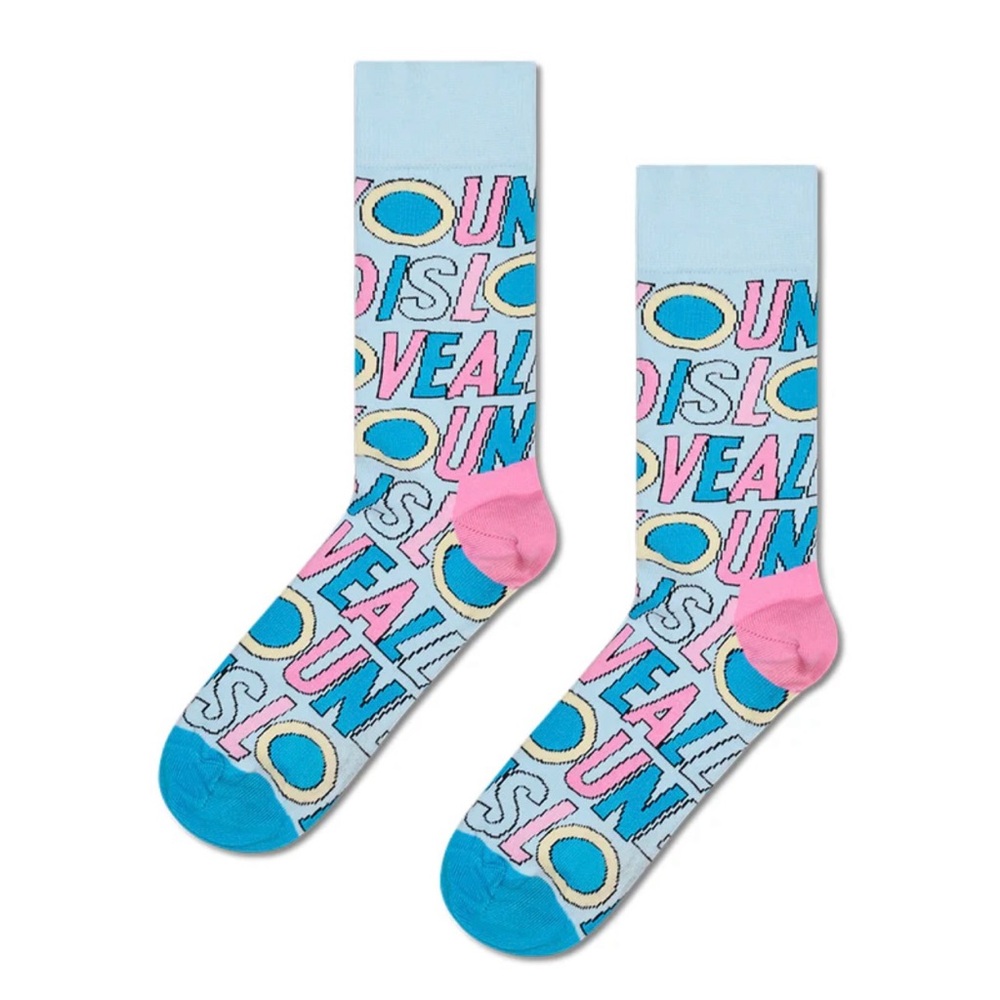 NWT The Beatles x Happy Socks All You Need is Love Socks
